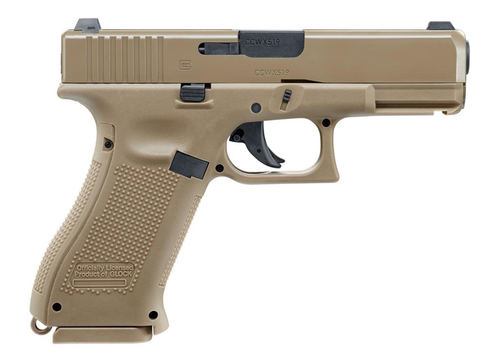 Пневматический пистолет Umarex Glock 19X coyote (5.8368) - изображение 3