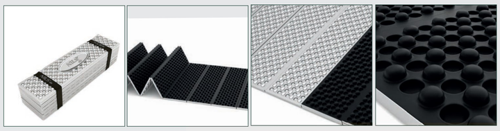 Mata kempingowa Nils Camp NC17103 składana z podbiciem aluminiowym XPE 195 cm Zielony (5908261683343) - obraz 2