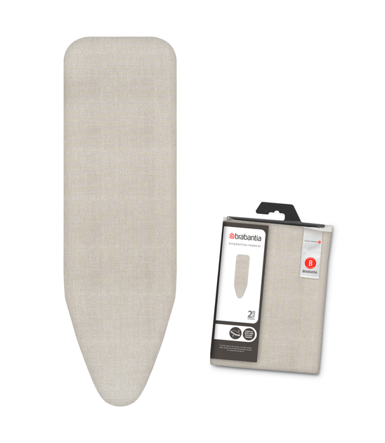 Чехол для гладильной доски Brabantia Ironing Board Cover B 124х38 см 8 мм поролона Серый (236204) - изображение 3