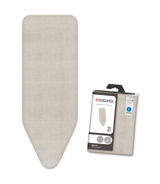 Чехол для гладильной доски Brabantia Ironing Board Cover С 124х45 см 8 мм поролона Серый (236242) - изображение 2