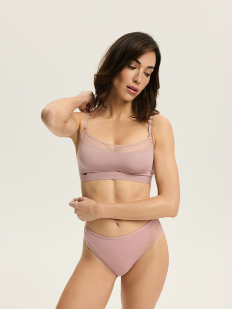 Biustonosz damski Push Up z fiszbinami Esotiq Blissy 42887-39X S Ciemno-różowy (5903972556771) - obraz 5