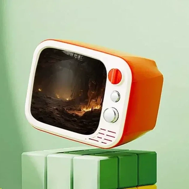Домашняя портативная игровая ретроконсоль H7 Mini TV РЕТРО с монитором 3.5" два джойстика 740 игр - изображение 4