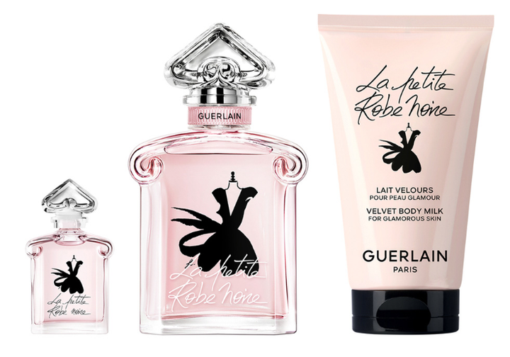 Zestaw damski Guerlain La Petite Robe Noire Woda perfumowana 50 ml + Woda perfumowana 5 ml + Lotion do ciała 75 ml (3346471000086) - obraz 2