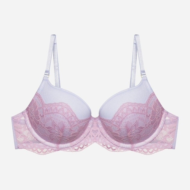 Biustonosz damski Push Up z fiszbinami Bloovii Samara 43224-05X 75A Błękitny z różowym (5903972577936) - obraz 6