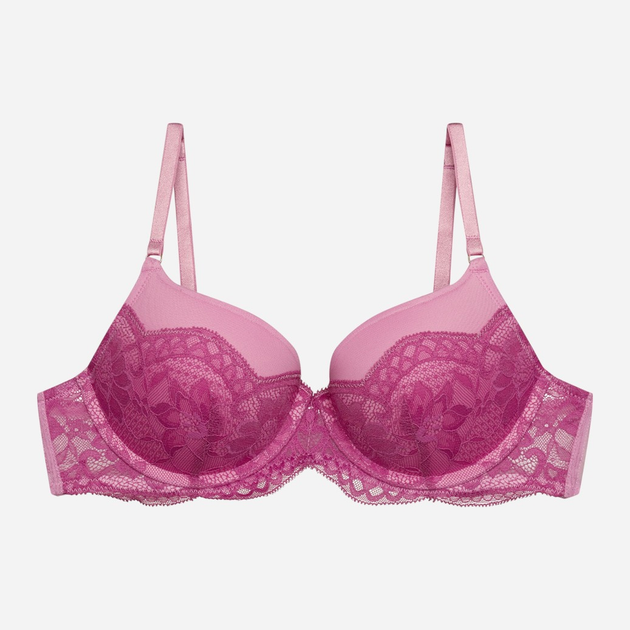Biustonosz damski Push Up z fiszbinami Bloovii Samara 43224-30X 65C Różowy z purpurowym (5903972578148) - obraz 6