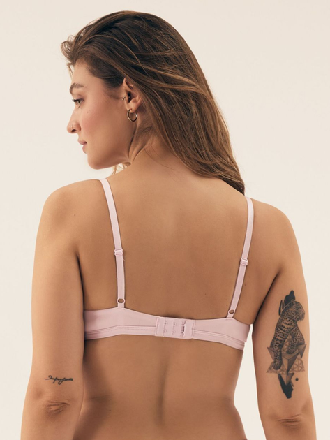 Biustonosz damski bez Push Up braletka Bloovii Selsey 43236-03X L Różowy (5903972579657) - obraz 2