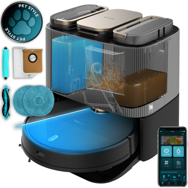 Робот-пилосос Cecotec Conga 13090 Spin Revolution Home&Wash - зображення 1