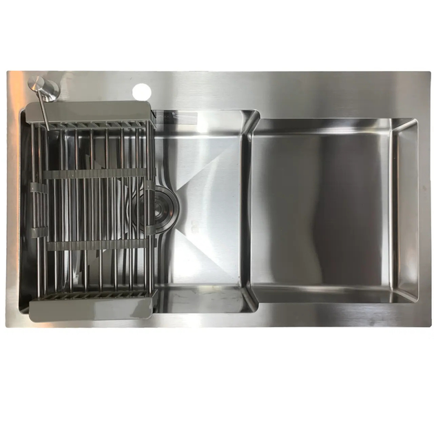 Кухонна мийка 4-в-1 (комплект) Kraft 780х480 RHM (3.0/1.0 мм) - зображення 4