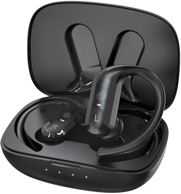 Слуховий апарат AIMED Hearing Aid Pro Series A21 з цифровим чіпом та завушними кріпленнями Чорний - зображення 1