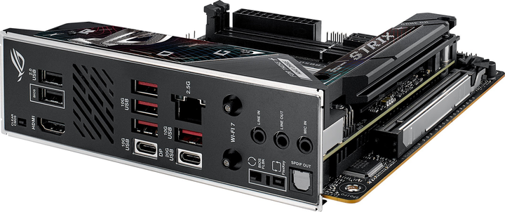 Материнська плата Asus ROG STRIX B850-I GAMING WIFI (sAM5, AMD B850, PCI-Ex16) - зображення 7