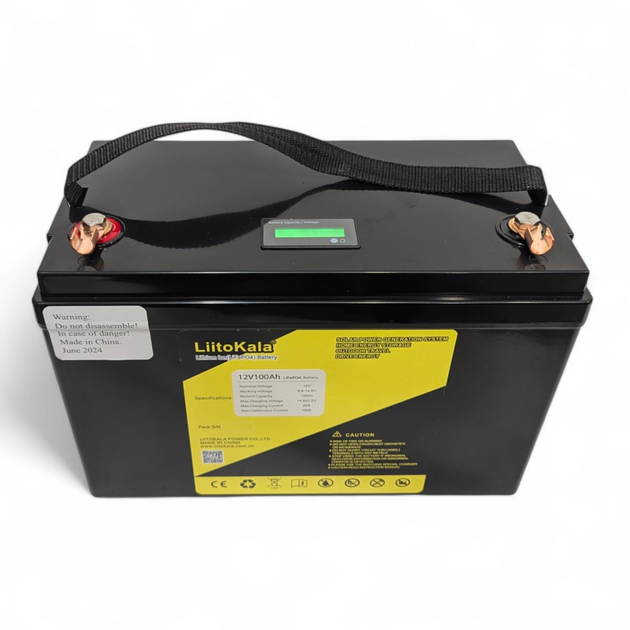 Аккумулятор Liitokala LiFePO4 12.8 В 100Ah с LCD дисплеем - изображение 3