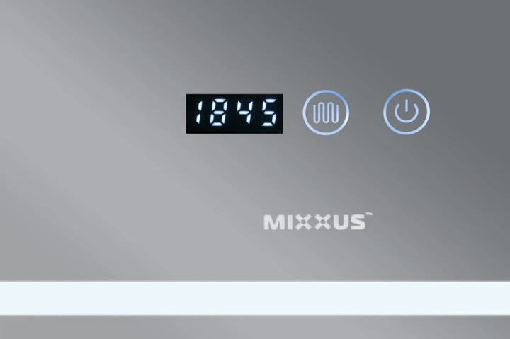 Дзеркало MIXXUS STYLE MR03-70x50 з LED Touch, Anti-fog, димером, рег. яскравості, годинником (MI6006) - зображення 12