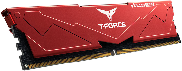 Pamięć RAM Team Group DDR5-6400 32768MB PC5-51200 (Kit of 2x16384) Vulcan Red (FLRD532G6400HC40BDC01) - obraz 3