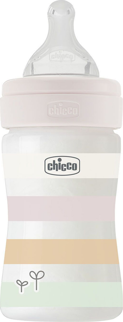 Butelka do karmienia Chicco Well-Being Silicone 0m+ 150 ml (8058664166190) - obraz 1