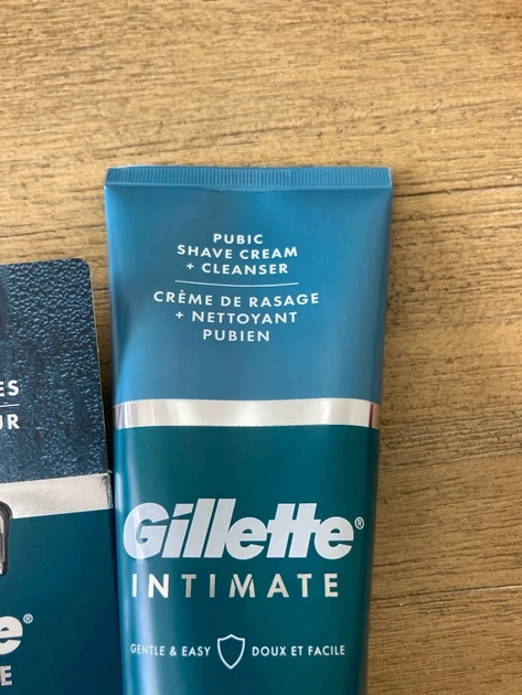 Набір для гоління інтимних зон Gillette Intimate 4 картриджі та 2 тюбики крему по 177 мл - зображення 5