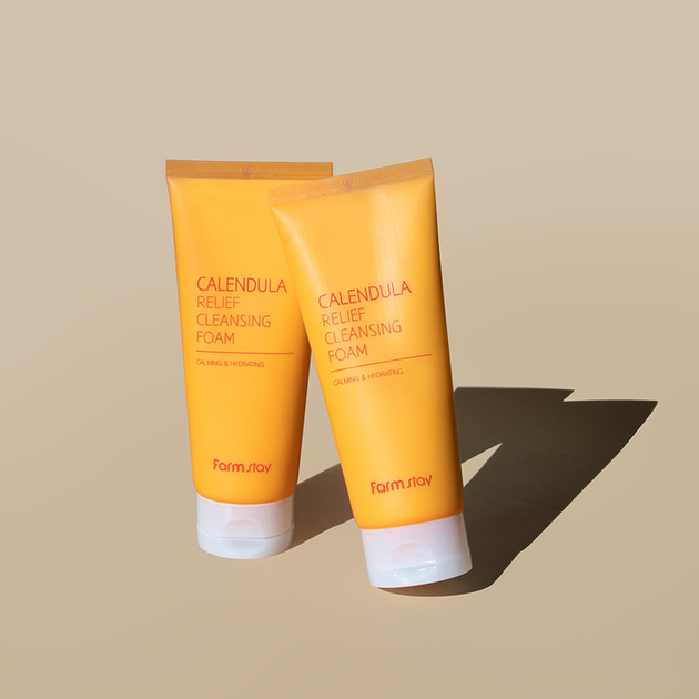 Пінка для вмивання FarmStay Calendula Relief 180 мл (8809783327920) - зображення 4