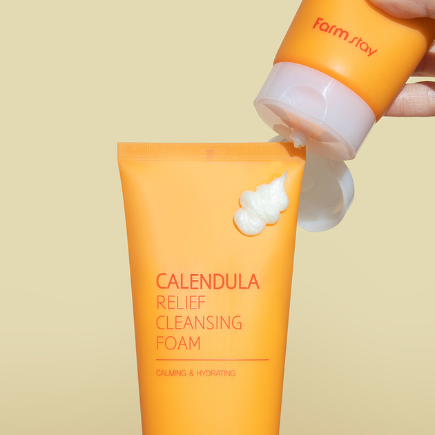 Пінка для вмивання FarmStay Calendula Relief 180 мл (8809783327920) - зображення 5