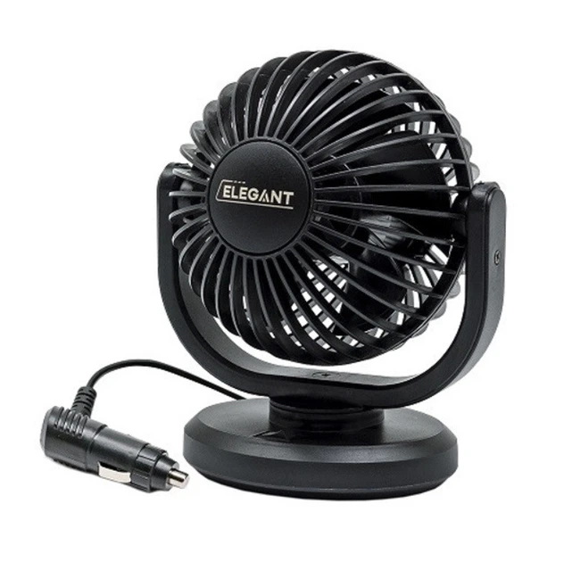 Вентилятор в салон (в прикур.) пластм. 12V 4" Elegant [EL 101 553] - изображение 3