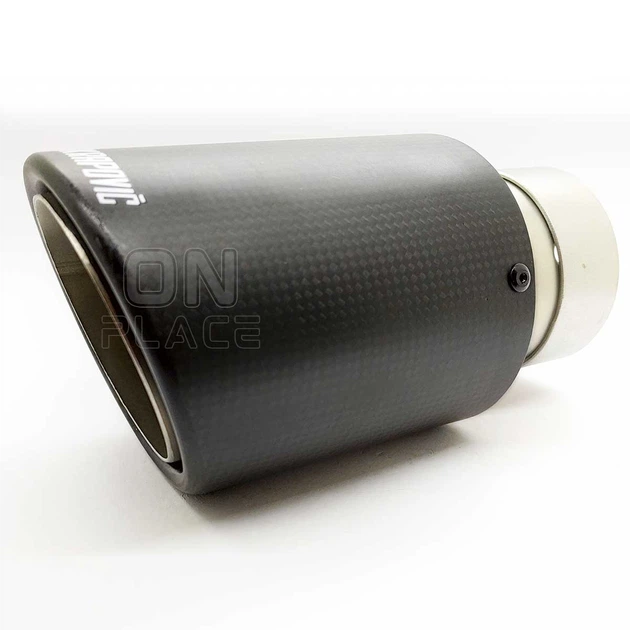 Насадка на глушитель Akrapovic одинарная 60мм-175мм (JB) | Карбоновая насадка на выхлопную трубу - изображение 3