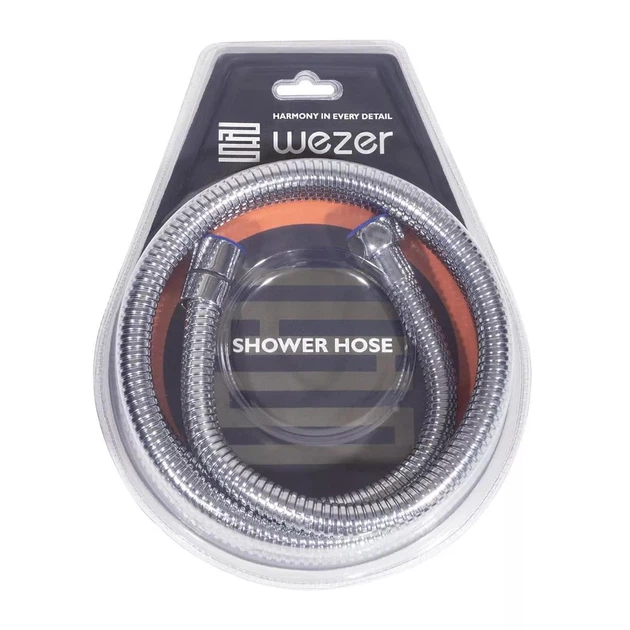 Душевой шланг 150 см хром Wezer WKR-008-150 - изображение 2