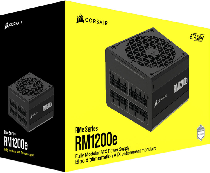 Блок живлення Corsair RM1200e Gold 1200W (CP-9020258-EU) - зображення 9