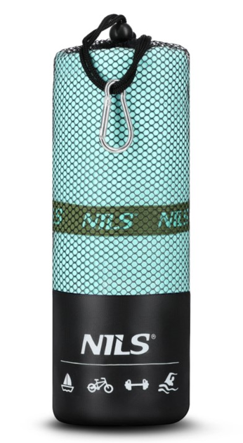 Ręcznik NILS CAMP NCR13 z mikrofibry 200 x 90 cm Zielony (5907695527469) - obraz 7