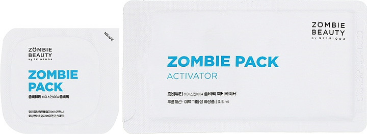 Набір для догляду за обличчям Skin1004 Zombie Beauty Пензлик + Порошок 8х2 г + Активатор 8х3.5 г (8809576260557) - зображення 2