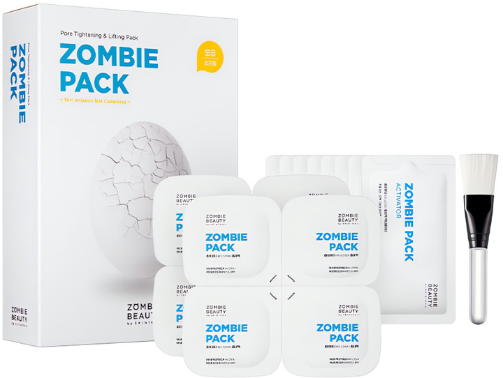 Набір для догляду за обличчям Skin1004 Zombie Beauty Пензлик + Порошок 8х2 г + Активатор 8х3.5 г (8809576260557) - зображення 1