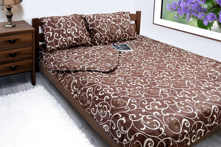Комплект постельного белья Zastelli Евро 200x220 см 40-0456 Причудливые узоры Премиум бязь (2500000074301) - Фото 2 Комплект постельного белья Zastelli Евро 200x220 см 40-0456 Причудливые узоры Премиум бязь (2500000074301) - изображение 2