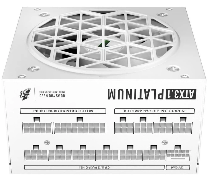 Блок питания 1stPlayer HA-1300BA3 1300W 80+ Platinum (NGDP-PLT-1300-WH-EU) White - изображение 5