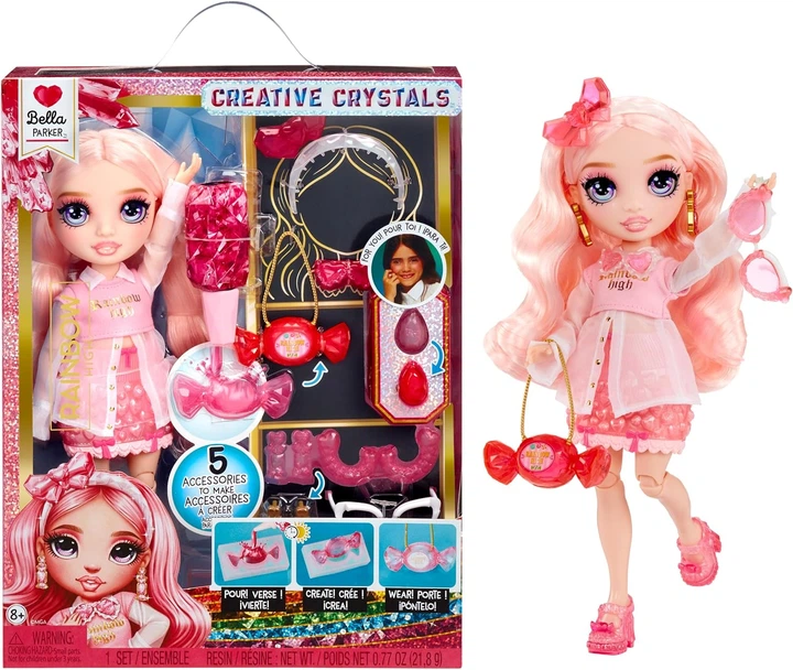 Лялька Rainbow High Creative Crystals Fashion Doll Bella (121367) (0035051121367) - зображення 2