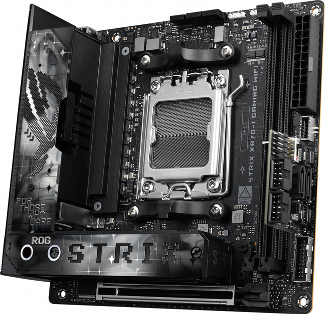Материнська плата Asus ROG STRIX X870-I GAMING WIFI (sAM5, AMD X870, PCI-Ex16) - зображення 2