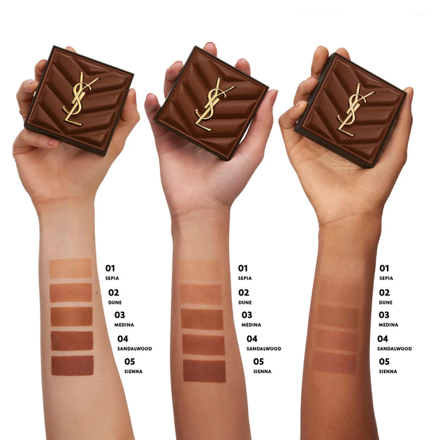 Puder brązujący Yves Saint Laurent All Hours Hyper 03 Golden Medina 8.5 g (3614274068085) - obraz 2