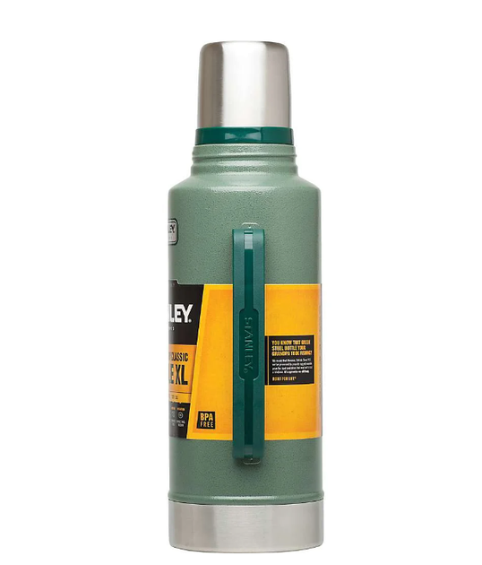 Термос стальной вакуумный Стенли Классик Stanley Legendary CLASSIC 1,9 литра цвет Hammertone Green - Фото 7 Термос стальной вакуумный Стенли Классик Stanley Legendary CLASSIC 1,9 литра цвет Hammertone Green - изображение 7