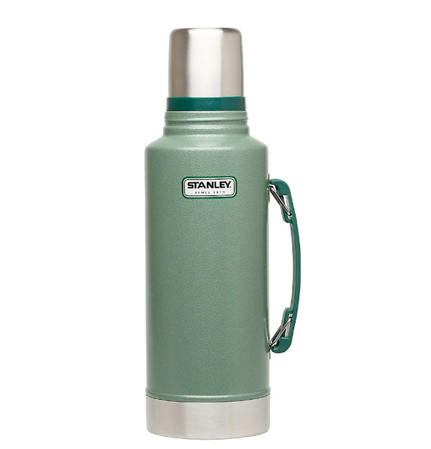 Термос стальной вакуумный Стенли Классик Stanley Legendary CLASSIC 1,9 литра цвет Hammertone Green - Фото 8 Термос стальной вакуумный Стенли Классик Stanley Legendary CLASSIC 1,9 литра цвет Hammertone Green - изображение 8