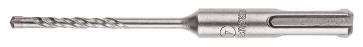 Бур Graphite SDS-plus 4x110мм S4, quatro, 4 ріжучі кромки 57H400 - зображення 2