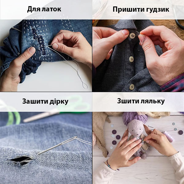 Органайзер для шитья для хранения аксессуаров и инструментов для шитья (зеленый) - изображение 6