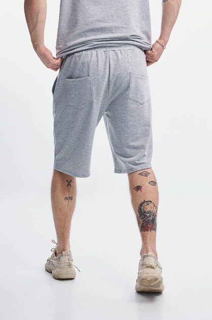 Шорты Мужские "Player" спортивные Intruder трикотажные летние Oversize серые/L-XL - Фото 7 Шорты Мужские "Player" спортивные Intruder трикотажные летние Oversize серые/L-XL - изображение 7