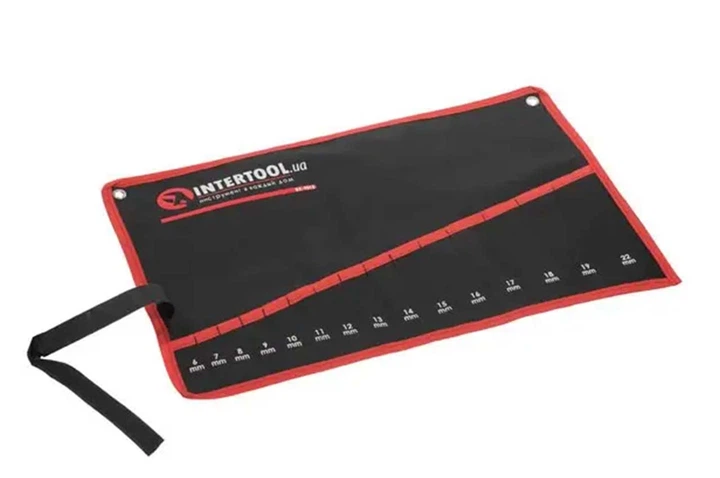 Чехол для гаечных ключей Intertool 570 x 360 мм x 15 карманов (BX-9015) - изображение 2