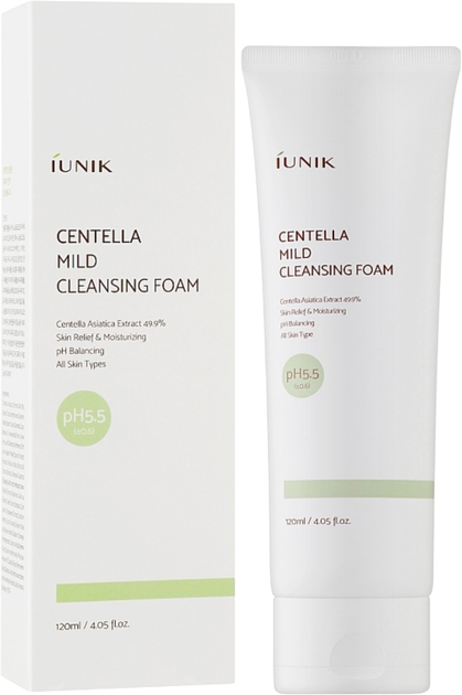 Pianka do mycia twarzy Iunik Centella 120 ml (8809728080576) - obraz 2