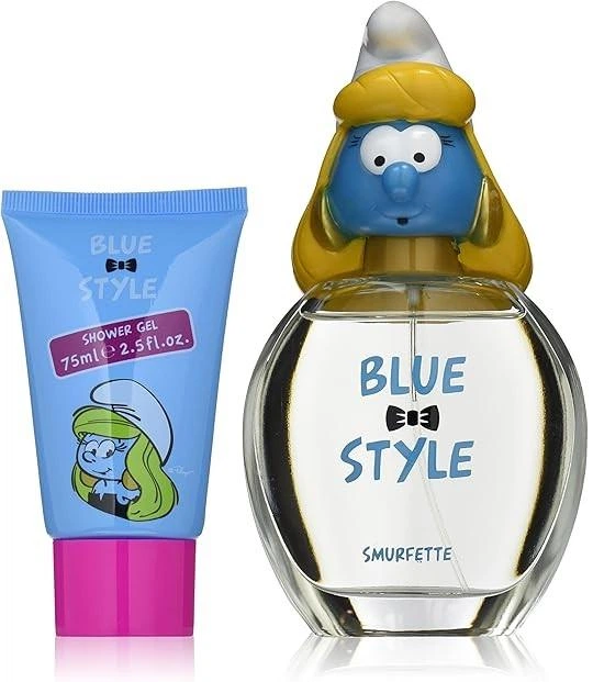 Дитячий подарунковий набір для дівчаток First American Brand blue style, дитяча туалетна вода 50 мл та гель для душу 75 мл - зображення 2