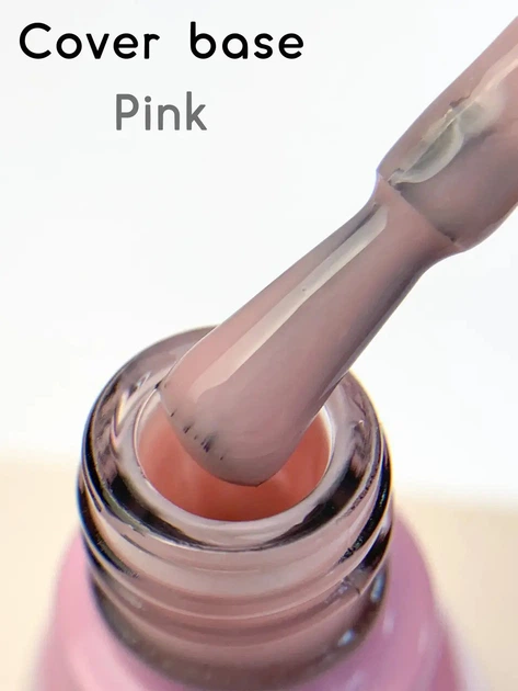 База для ногтей камуфлирующая Pink (розовая) Toki Toki 5 мл - изображение 2