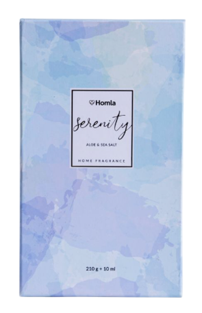 Zestaw zapachowy HOMLA Serenity Olejek zapachowy Aloe & Sea Salt 10 ml + Naturalne kryształy 210 g (5906496719288) - obraz 8