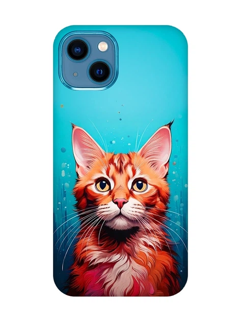 Чохол на iPhone 13 mini Кішка (принт 408) - Фото 1 Чохол на iPhone 13 mini Кішка (принт 408) - зображення 1