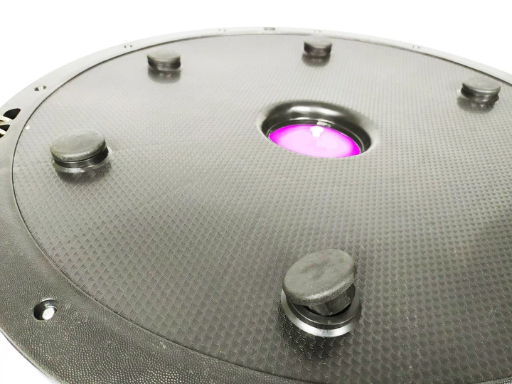 Балансувальна платформа BOSU Ball 60 см рожева з ніжками (напівсфера Bosu, тренажер-балансир БОСУ) EFBS-P - зображення 2