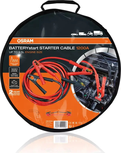 Стартові дроти OSRAM STARTERcable 1200A OSC500 (4062172220996) - зображення 4