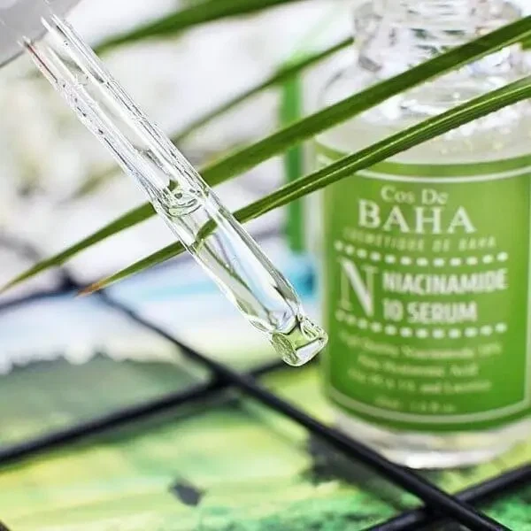 Противовоспалительная сыворотка для жирной кожи Cos De BAHA Niacinamide 10 Serum 30 ml - изображение 2