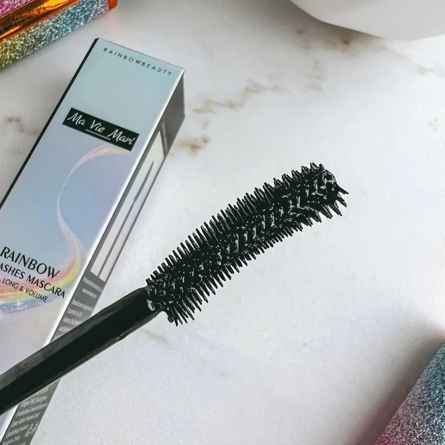 Туш для вій Rainbow 4D Lash Ma Vie Mari Підкручення, подовження та об’єм - изображение 3