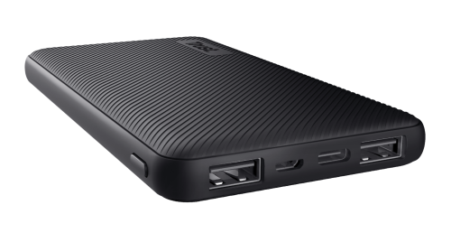 Универсальная мобильная батарея 10000 mAh, Trust Primo ECO, Black, 2xUSB, 1xType-C, система интеллектуальной защиты, индикатор уровня заряда (24677) - изображение 3