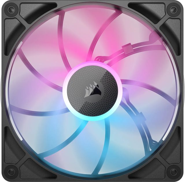 Wentylator Corsair iCUE LINK RX140 MAX RGB 140 mm Black (CO-9051035-WW) - obraz 2